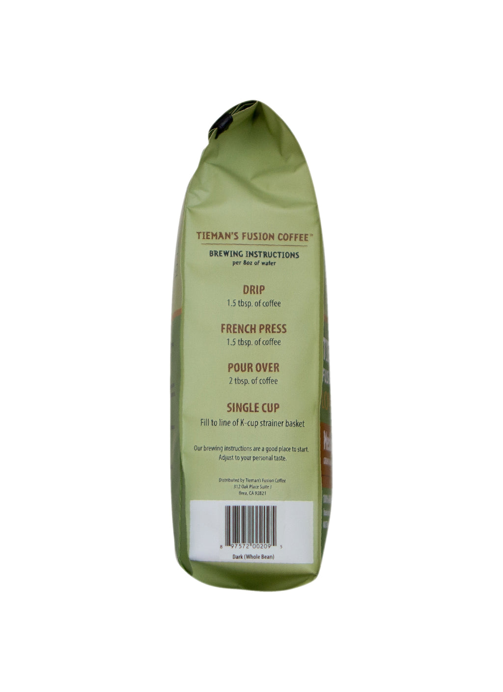 Tiemans Dark Fusion - Wholebean